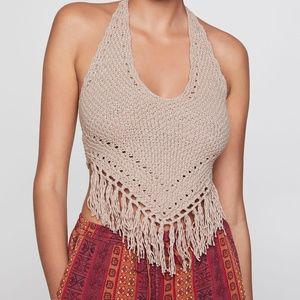 BCBG Fringe top